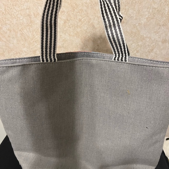 Disney Hello Kitty Coral Pink Patterned Canvas Tote - Picture 3 of 5